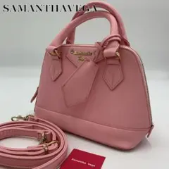 サマンサベガ ハンドバッグ ショルダー 2way レザー ピンク 桃色 チャームのサムネイル