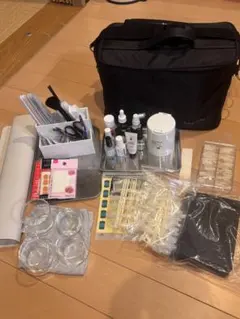 ネイリスト検定対応　ネイル用品　バッグ付きのサムネイル