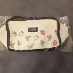 カルディ　いちご柄　保冷トートバッグ