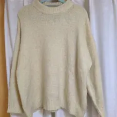 FREAKS　STORE ビッグシルエット モヘヤ クルーネック シャギーニット