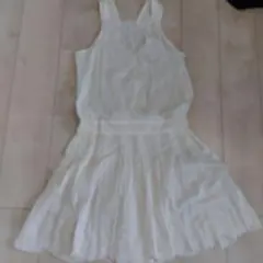 ARIAFRESCAオフホワイト ノースリーブ ワンピース