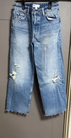 ZARA THE BRUNGE PANT ライトブルー デニム 24