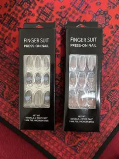FINGER SUIT ネイルチップ シールタイプ リユーザブルタイプ2セット