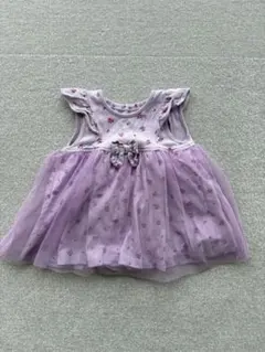 紫色ワンピース　70cm