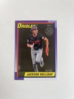 Jackson Holliday 50/50 トレーディングカード　topps