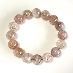 天然石　スーパーセブンルチルクォーツ ブレスレット　約13.2mm