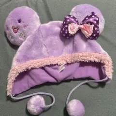 【れい様専用】ディズニー 紫 ミニーファンキャップ