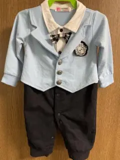 制服風　ロンパース　タキシード　お食い初め　ハーフバースデー　誕生日