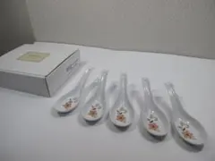 NARUMI 花柄 陶器レンゲ 5本セットのサムネイル