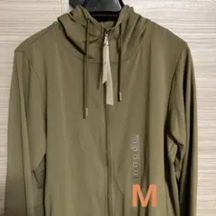 ユニクロ　エアリズム　UVカット フルジップパーカー M オリーブ　新品未使用
