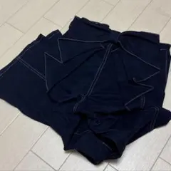 FUN バックリボン フレアデニム パンツのサムネイル