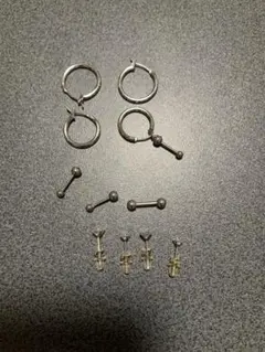 ピアス　新品、中古まとめ売り　18G
