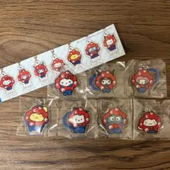 サンリオ ミャクミャクなりきり アクリルチャーム 全7種コンプリートセット 新品