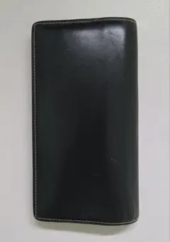 GANZO　ブライドルレザー　長財布　ダークグリーン