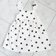 ZARA ドット　ワンピース　キャミ　ノースリーブ　92 18-24
