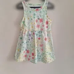 グラニフ　 Yuko Ompoli 花柄ノースリーブワンピース　110★新品のサムネイル