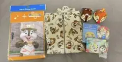 ディズニー　チップ　デール　クラリス　グッズセット　タオル　パーカー　実写