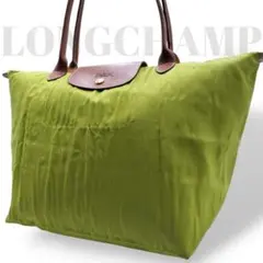 美品✨ロンシャン　A4可　ル プリアージュ　トートバッグ　ナイロン　レザー　肩掛