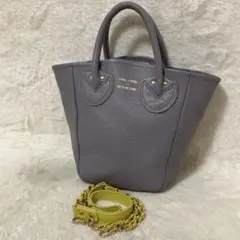 極美品 ヤングアンドオルセン チェーン ショルダーバッグ ミニトートのサムネイル