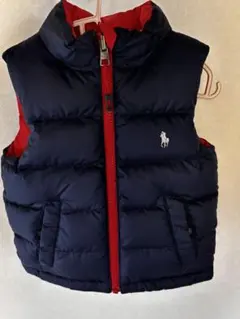 POLO RALPH LAUREN キッズ 中綿ベスト ネイビー18m