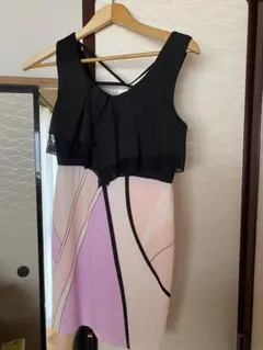 新品 ワンピース キャバドレス ミニドレス Rady柄 夏