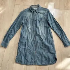 Right-on デニムワンピ　デニムカーディガン