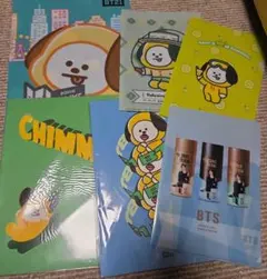 BT21 チミー クリアファイル　ノート新品