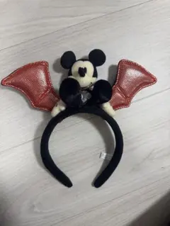 ドラキュラ　コウモリ　ミッキー　カチューシャ　ハロウィン　レア