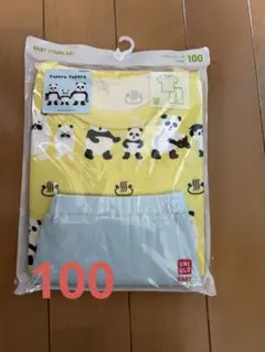 UNIQLO パンダ銭湯　パジャマ　tupera tupera 100cmのサムネイル