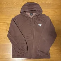 HUF ブラウン フード付きジャンパー