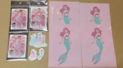 【アリエル】 リトル・マーメイド ステッカー ミニクリアファイル キャンドゥ