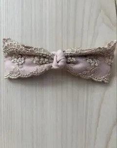 リボンピン　ヘアクリップ　ヘアアクセ