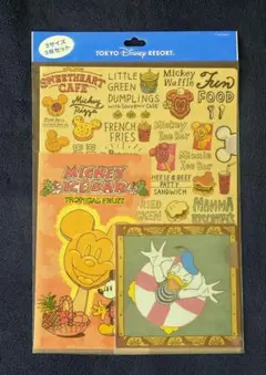 TDR ディズニー パークフードクリアファイル