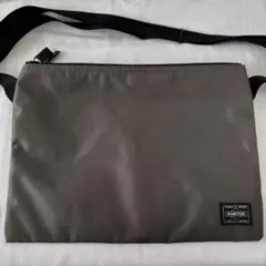 ポーター PORTER 吉田カバン JOIN グレー 2層式サコッシュ