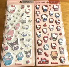 サンリオ ぷっくり シール 2枚セット ハローキティ サンリオキャラクターズ