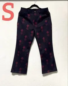 NEEDLES 総柄トラックパンツ Boot-Cut Jean Poly Jq.のサムネイル