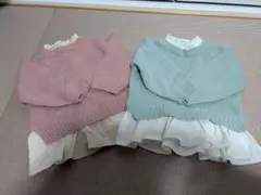 petit main ニットセーター 2点セット 90