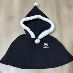 COMME CA ISM フード付きポンチョ　70-80