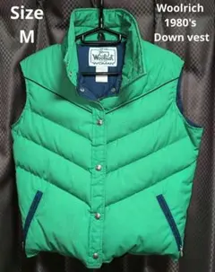 【70s〜80s Vintage】Woolrich ダウンベスト 白タグ