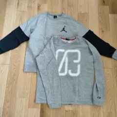 Jordan グレー 長袖トレーナー XXL