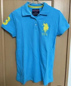 U.S. POLO ASSN. 半袖ポロシャツ 青　ピンク　２枚セット