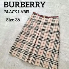 美品✨ BURBERRY ブルーレーベル ノヴァチェック スカート 36 S