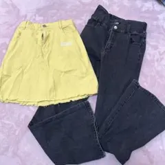 ANAP girl スカート　フレアパンツ