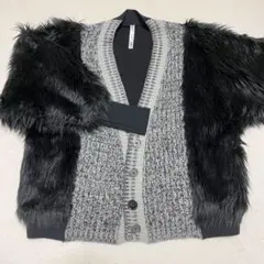 極美品　TOGA 2025SS コットンハイゲージニットカーディガン 極美品TOGA 2025SS コットンハイゲージニットカーディガン