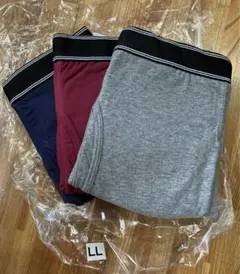 横漏れ防止吸水パッド付き　ボクサーパンツ　3枚セット