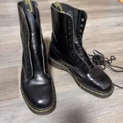 イングランド製 ドクターマーチン10ホールブーツUK8ブラック英国
