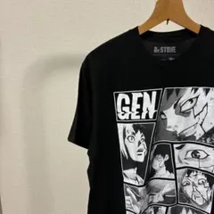 Dr.STONE ドクターストーン あさぎりゲン Tシャツ ブラック Lサイズ