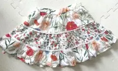 極美品kate spade 花柄フリルスカート 100