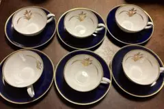 香蘭社 金彩 ティ―カップ&ソーサー