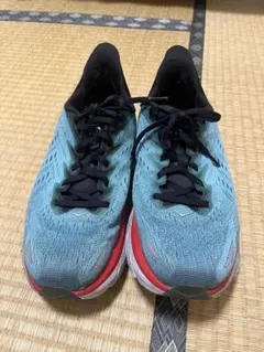 HOKA　ホカ　クリフトン　ランニングシューズ　　27cm 色セルリアンブルー